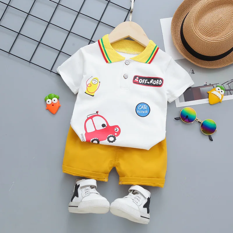 

Infant Fashion Summer Baby Girl Clothes New Children Boys Cotton T Shirt Shorts 2Pcs/sets Toddler Casual Costume Kids Tracksuits