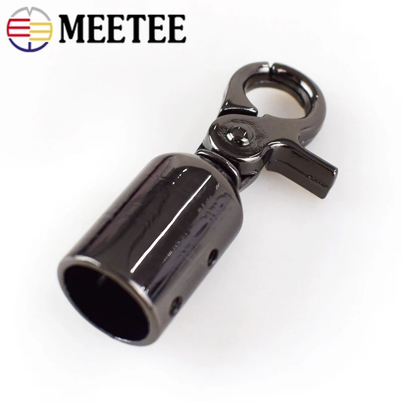 2/4 шт Meetee металлические пряжки сумка с ручкой ремень Крышка для ремня крючок