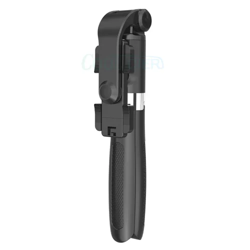 black COOL DIER L01 обновленная версия 3 в 1 Беспроводная Bluetooth селфи палка L01S выдвижной ручной монопод мини штатив для iphone XR - Цвет: black