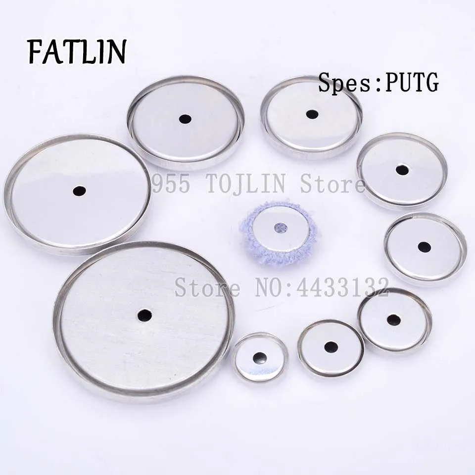 100 комплектов 24L 70L круглые пуговицы с отверстием на плоской задней