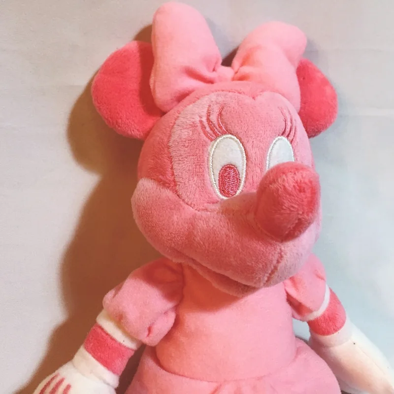 Милый редкий Розовый Минни Маус мягкий материал плюшевая игрушка кукла детский