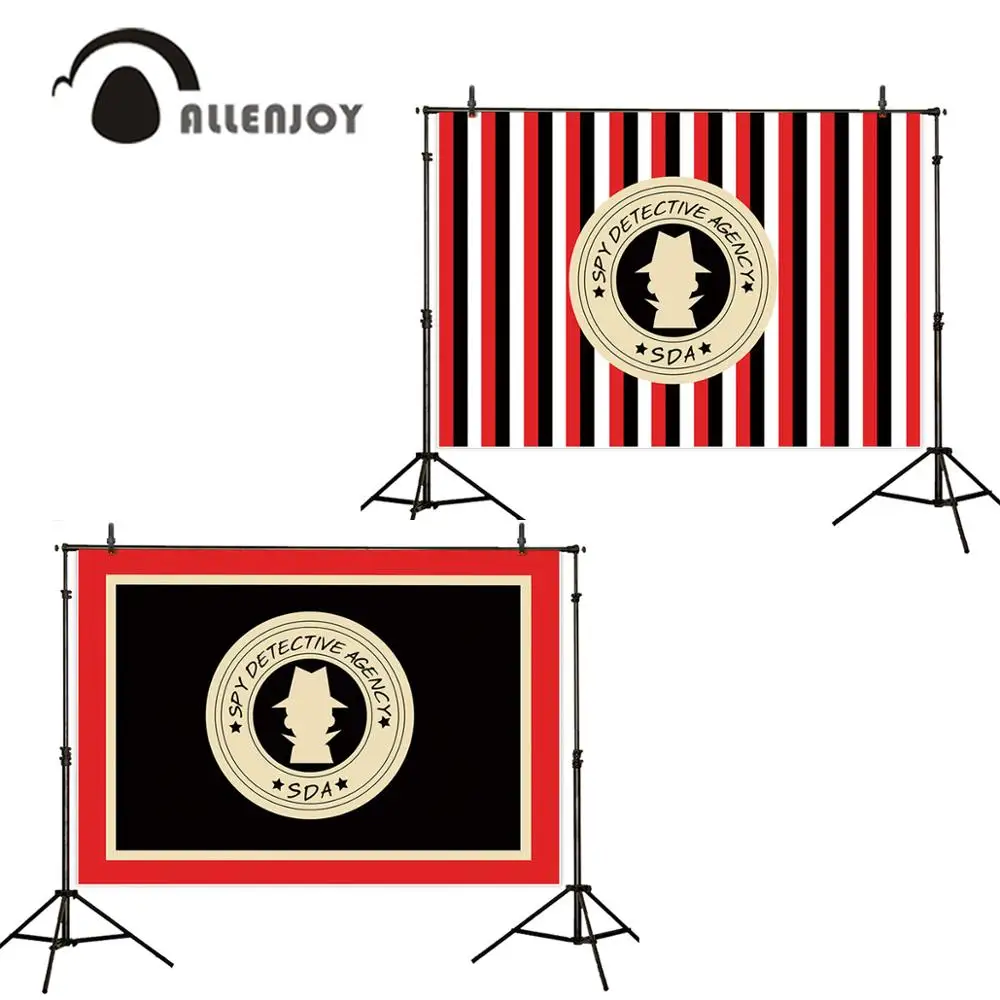 

Виниловый фон для студийной фотосъемки с черными и красными полосками