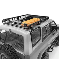 for rc4wd%c2%a04runner body tf2 chassis rc car metal roof luggage rack with rear spotlight light kit upgrade parts