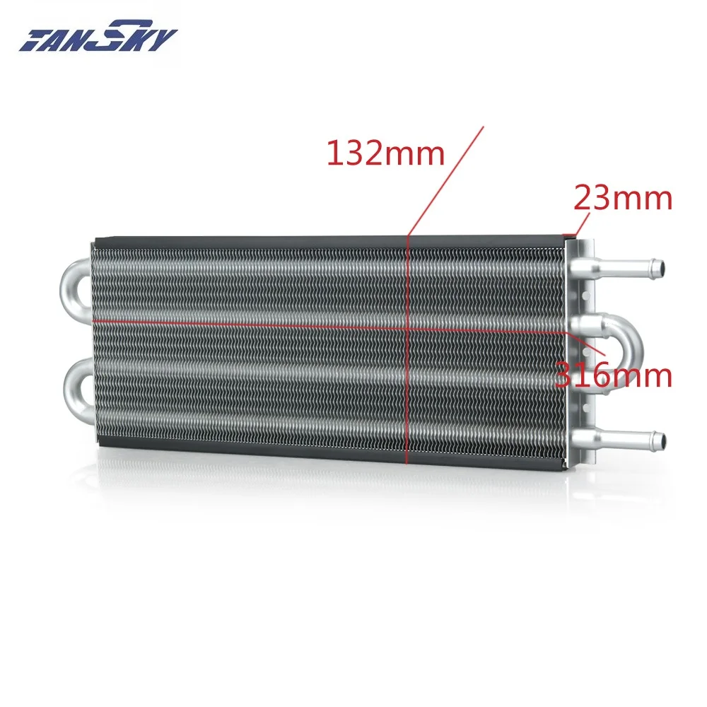 4 рядный черный Универсальный алюминиевый масляный радиатор коробки