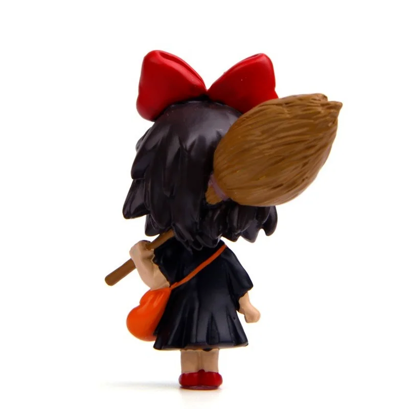1 Pcs Kawaii Anime Kiki Delivery Service Broom Witch Little Girls Mini Figure Dolls House Miniature Landscap Model Decor Toys | Игрушки и