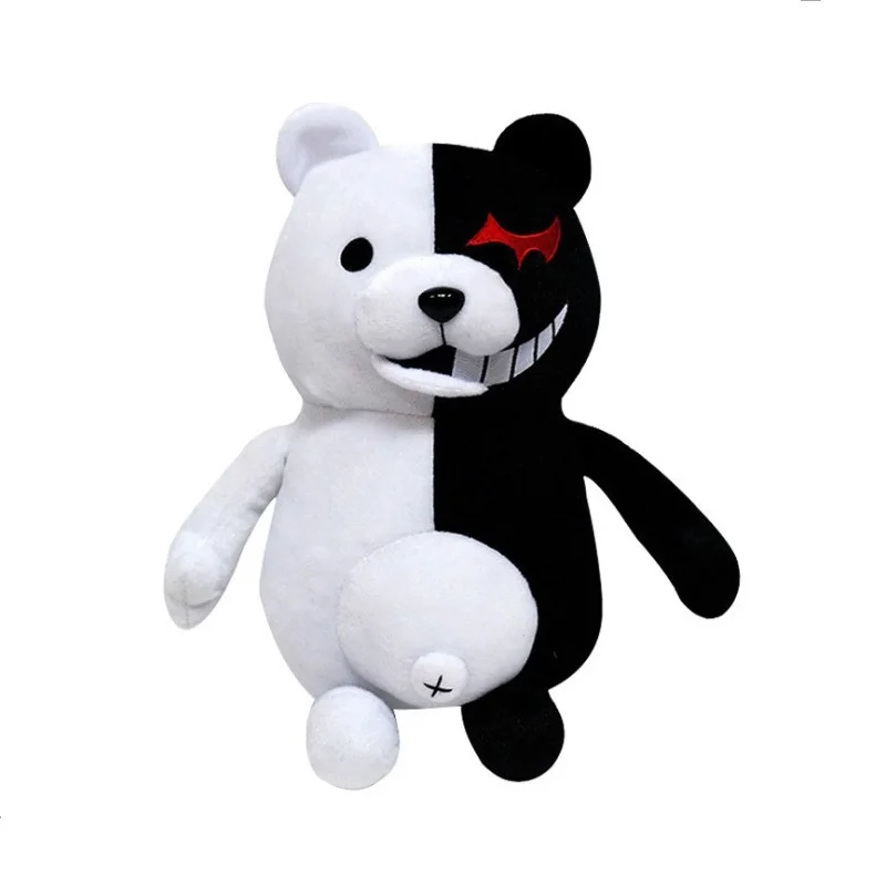 Монокума из Супер данганронпа 2 черно белый медведь плюшевые игрушки мягкие