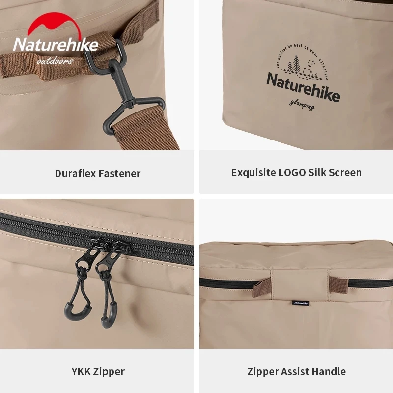 

Naturehike Outdoor PVC Ice Pack Portable Picnic Bag 20L Thermal Insulation Large Capacity Camping Travel Trip Keep Cold Ice Box