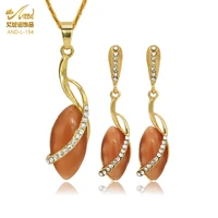 aniid gold plated necklace earrings sets african beads jewelry set bridal wedding party gifts earings fashion jewelry 2021