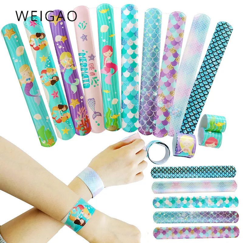 

Little Mermaid Theme Party Clap Circle Toys Under The Sea Girl Birthday Baby Shower Decoration Princess Party Favor Kids Gifts