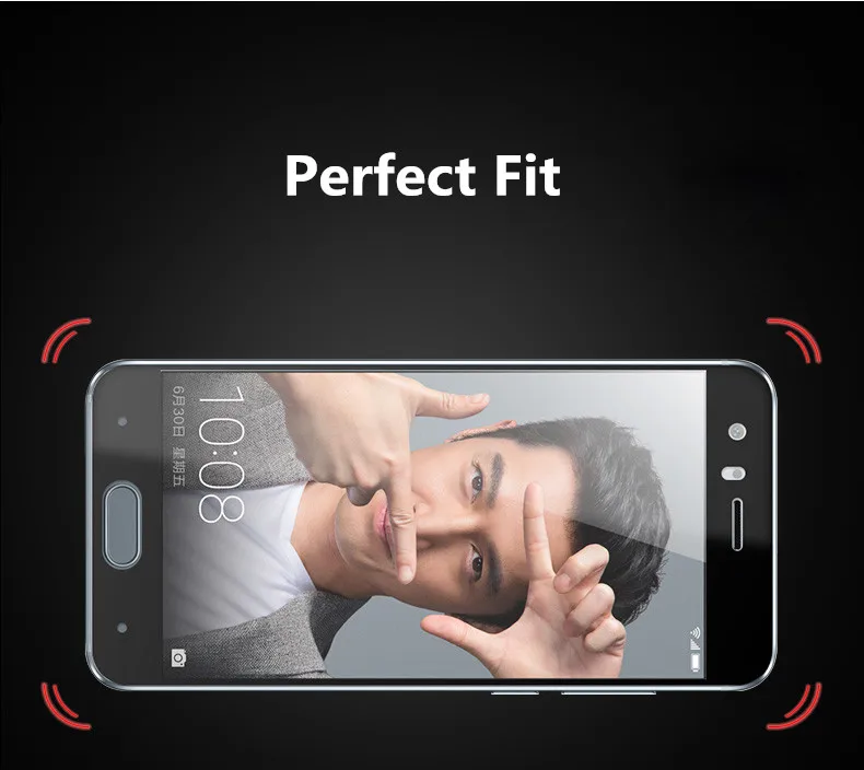 Закаленное стекло для huawei honor 9 HD защита экрана полное покрытие 2.5D синяя