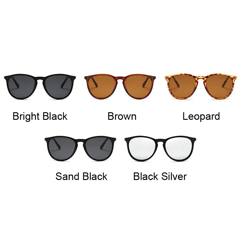 Brand Designer Round Cat Eye Sunglasses Man Retro Shades Male Sun Glasses Mirror Clear Vintage Fashion Driving Oculos De Sol images - 6