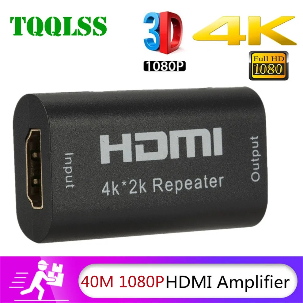 TQQLSS 130FT 40M Full HD 1 65 Гбит/с 1080p HDMI-совместимый ретранслятор усилитель с | Электроника