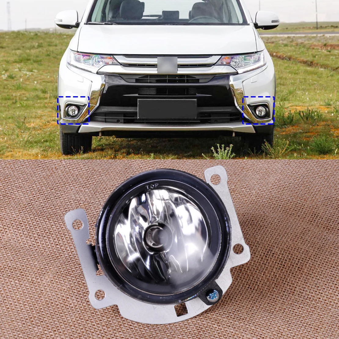 

8321A467 SL870-1 New 1pc Left = Right Front Fog lamp Light Fit for Mitsubishi ASX Outlander Sport RVR