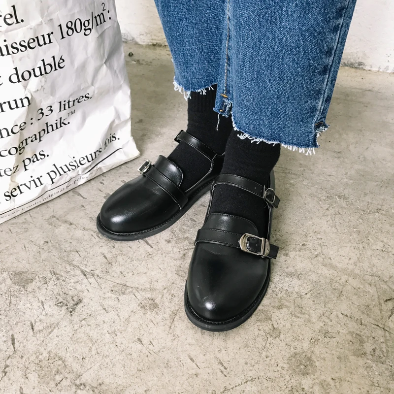 Новинка 2019 японские кожаные туфли для кукол с круглым носком и большим женские на