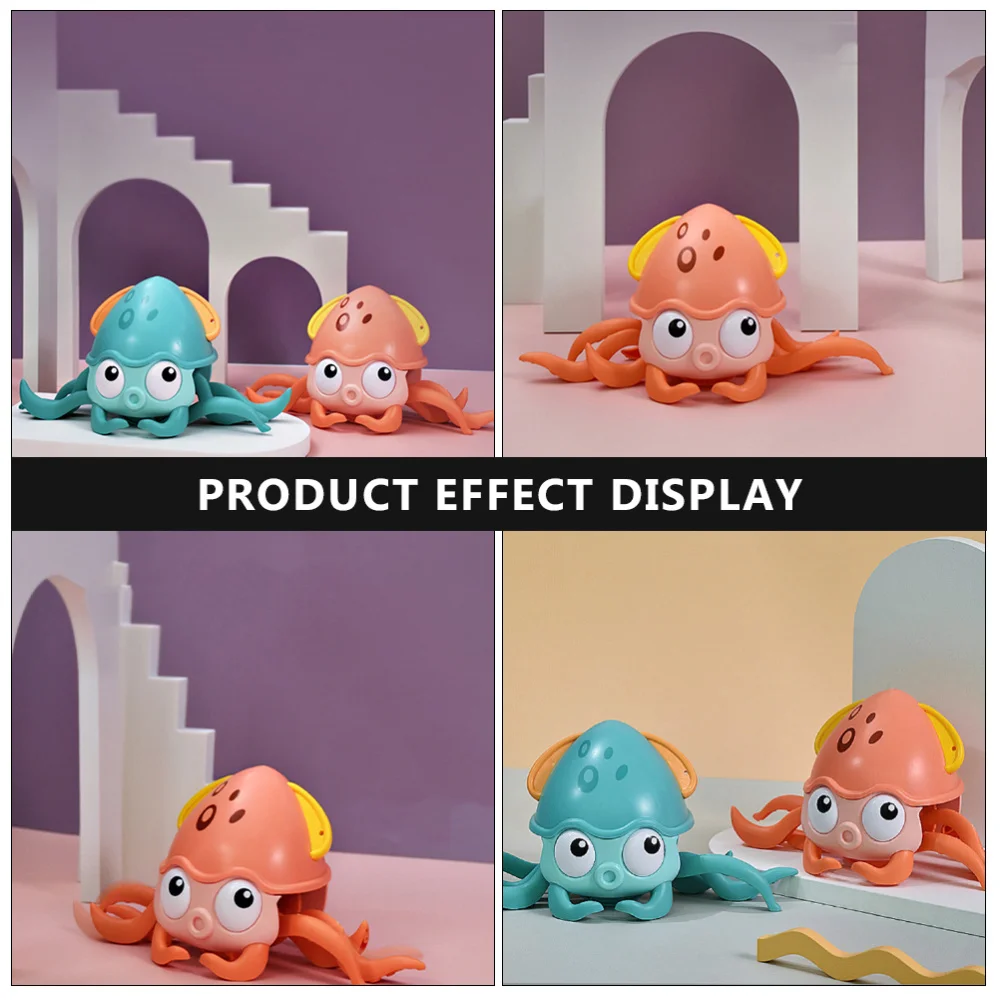 

1pc Crawling Octopus Shower Baby Bathing Plaything Crawling Octopus