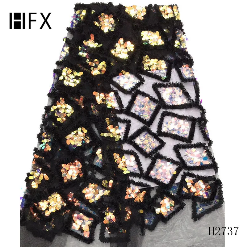 HFX 2019 Новый дизайн африканская кружевная ткань высокого качества французский