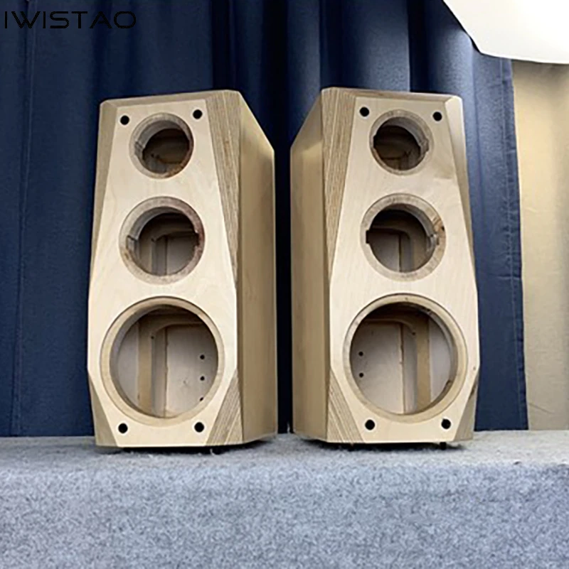 IWISTAO HIFI 3-сторонняя 8-дюймовая книжная полка из березовой фанеры пустой шкаф для