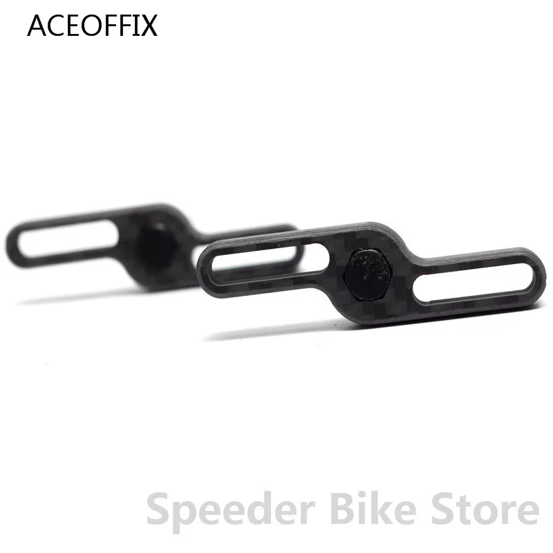 Aceoffix для Brompton складной велосипед уровень углерода ti сверхлегкие петлевые зажимы петля рычаги(Концевая гайка) Quick Release C Пряжка