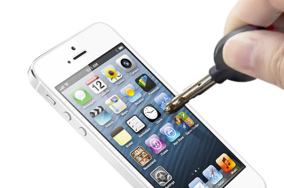 

Lot - 2 window protection tempered glass screen protector film iPhone 5 / 5C / 5S