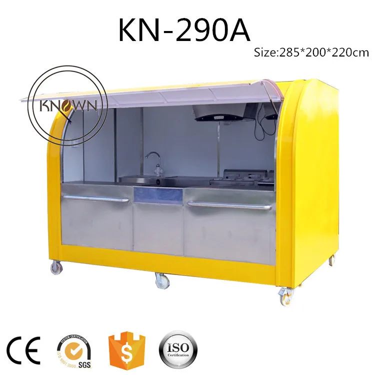 Уличный Подержанный мобильный прицеп для еды тележка с лучшим качеством продажи|