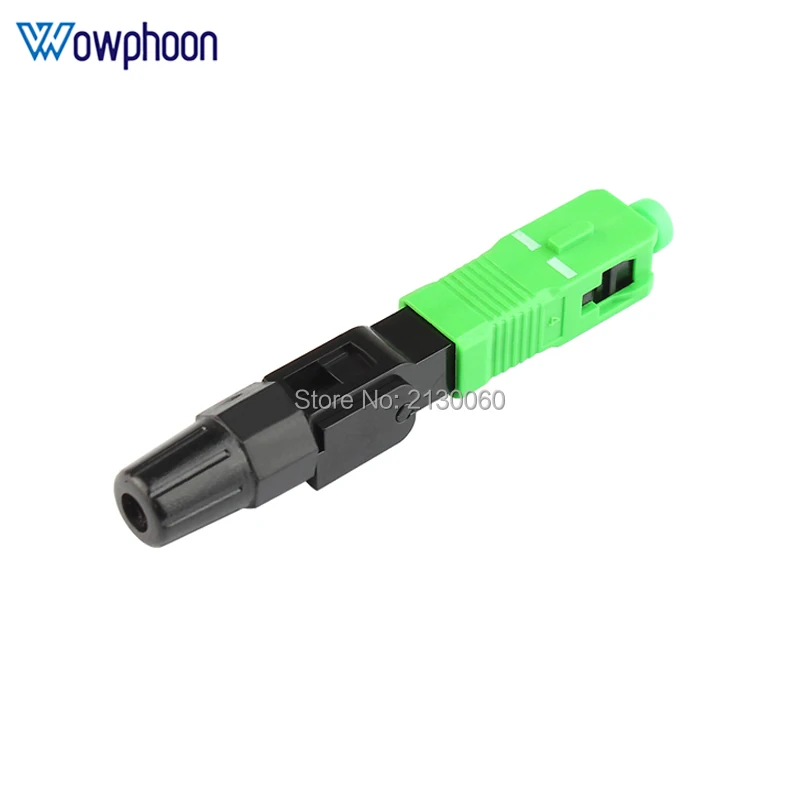 50PCS SC APC SC UPC Fast Connector Embedded Connector FTTH Tool Cold Fiber Fast Connector SC Fiber Optic Connector
