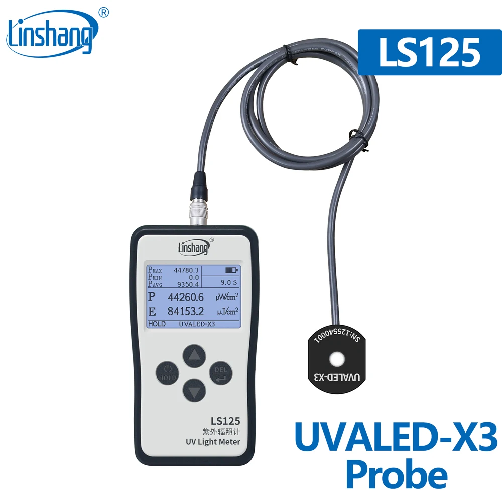 Linshang UVALED-X3 зонд УФ-датчик для LS125 УФ-измеритель интенсивности тестирование
