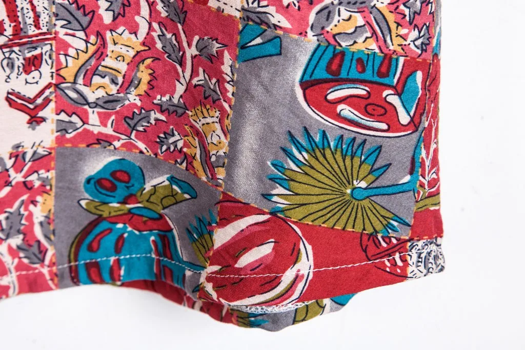 Самая красивая рубашка! Мужская этническая с коротким рукавом Повседневная