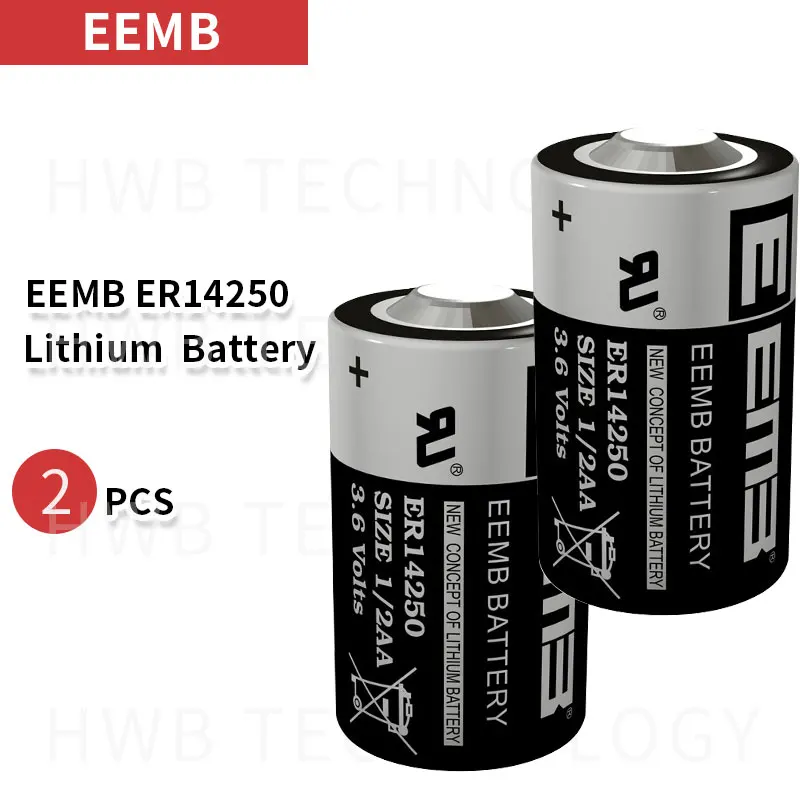 2 шт./лот EEMB ER14250 1/2AA 3 6 V 1200mAH литиевая батарея plc промышленное оборудование и