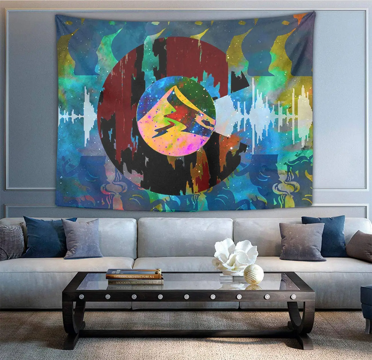 

Colorful Colorado Flag Queen Tapestry Wall Hanging