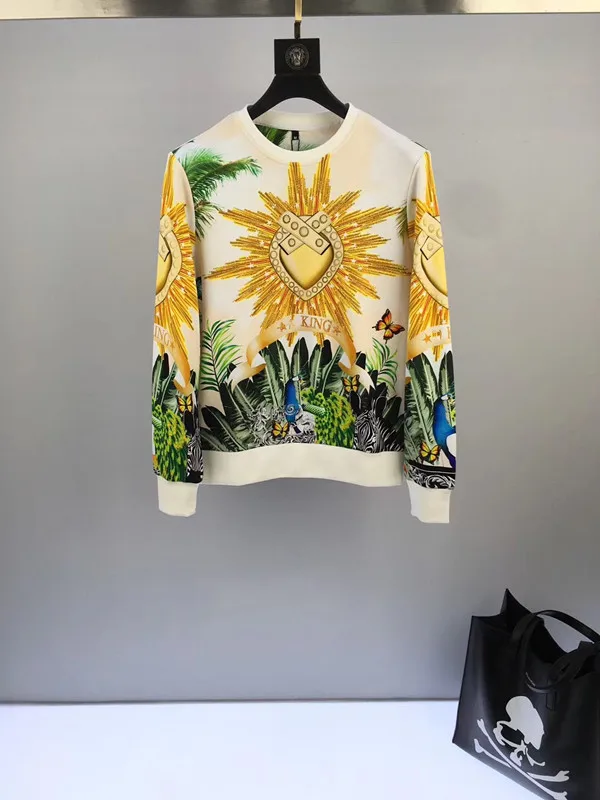 

Толстовки с капюшоном и WZ9260 моды и кофты с капюшоном с рисунком 2021 взлетно-посадочной полосы роскошный известный бренд Европейский дизайн в...