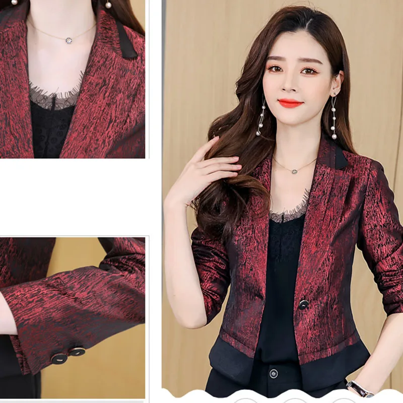 Женский короткий костюм Новинка осени 2022 женский весенний модный подходящий ко