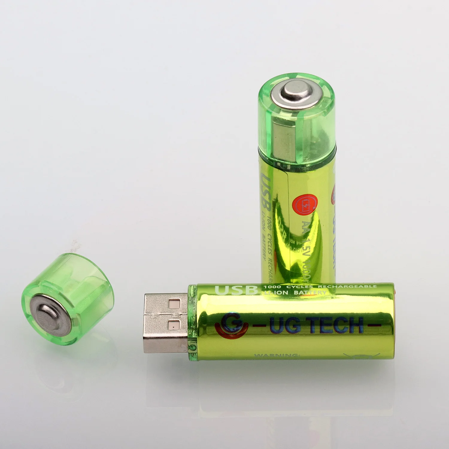 1000 mAh 1 5 V NiMH AA перезаряжаемый литий-ионный аккумулятор со встроенным портом Micro USB 2