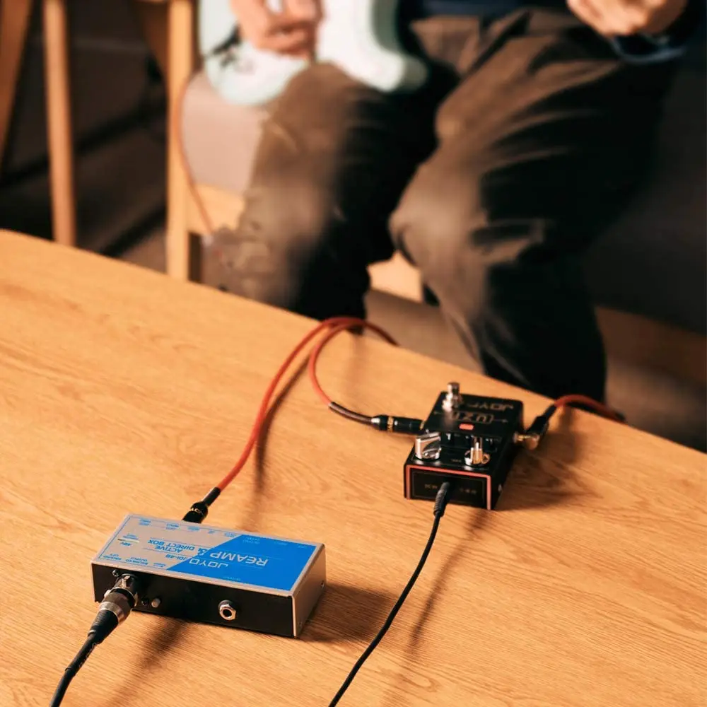 

JOYO JDI-48 Preamp and DI BOX 2 in 1 Guitar Effect Pedal, Active Direct Box for Guitar Pedal