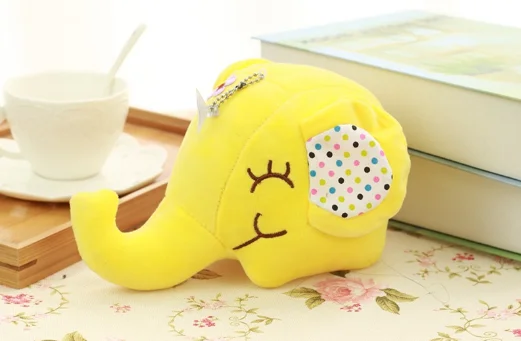 Милая плюшевая кукла слон мягкая игрушка присоска машина & комната оконная