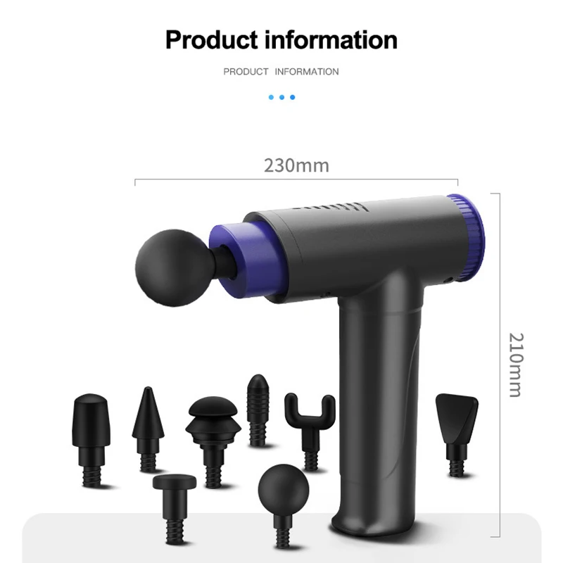 

3th Generation Display Massage Gun Muscle Relaxation Massager Electr Massag Sport Relax Pain Relief Fascia Guns Therapy Machine