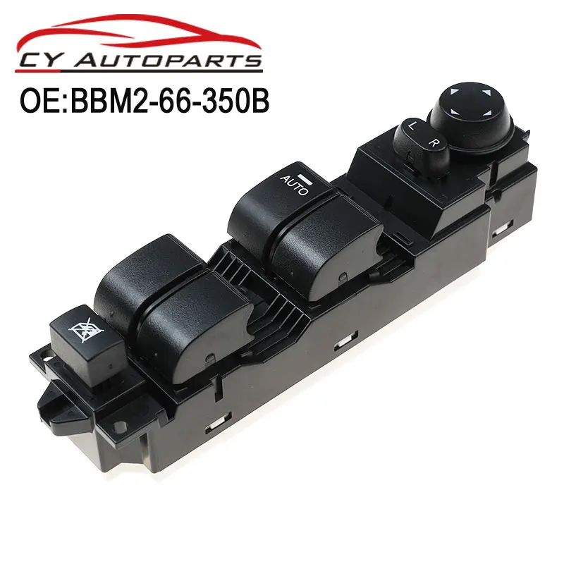 

New High Quality Drivers Side Left Master Window Switch For 2010-2013 Mazda 3 BBM2-66-350B BBM266350B