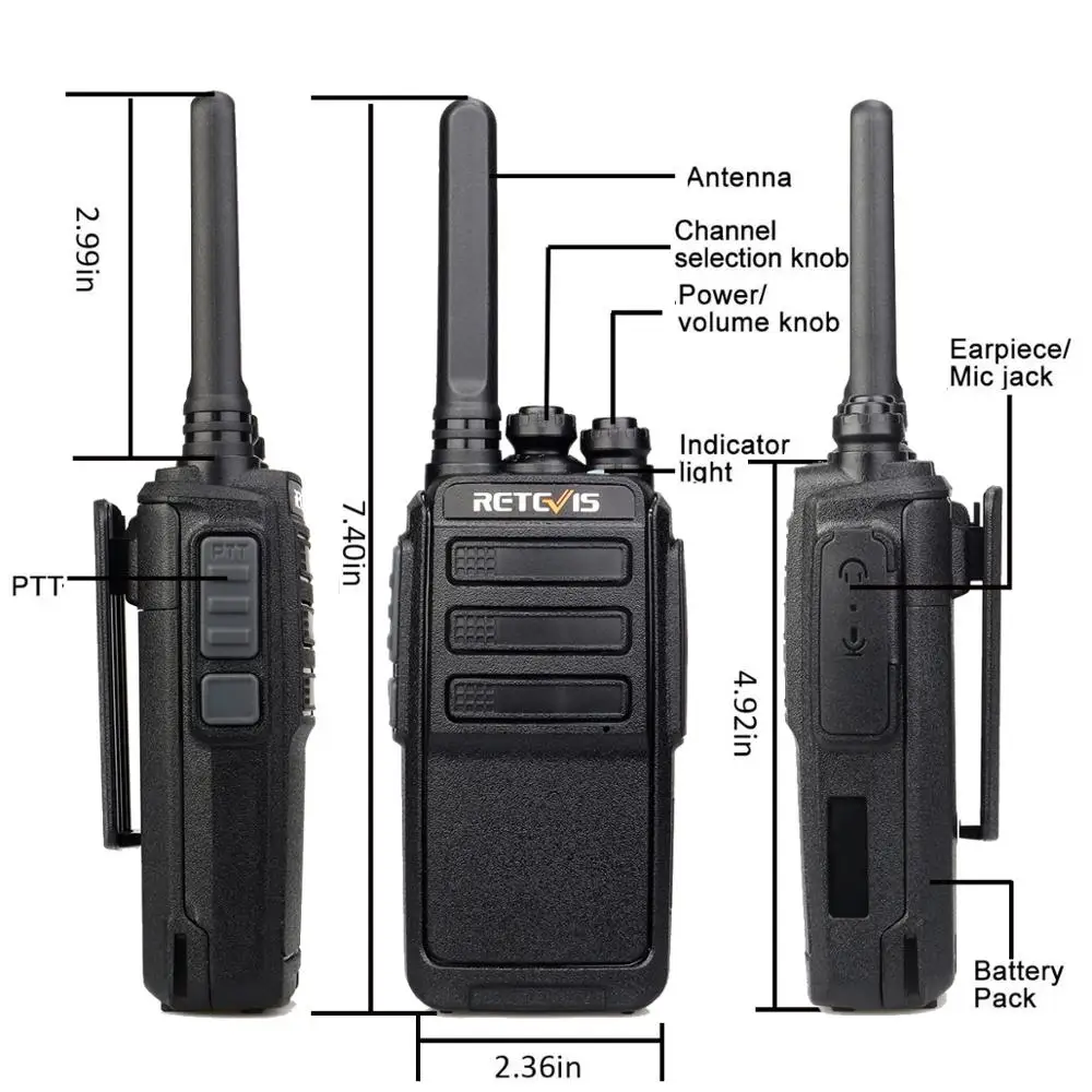 10 шт. RETEVIS RT28 портативная рация VOX Hands-free CTCSS/DCS usb зарядка UHF частота портативный 2 способ радио Comunicador