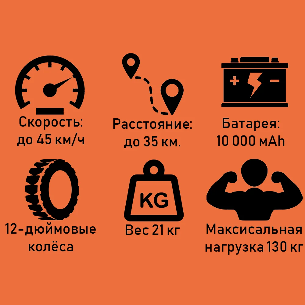 Электросамокат Kugoo C1 Plus Jilong Оригинальный ▼ Самокат Склад в Москве ▼Сидушка