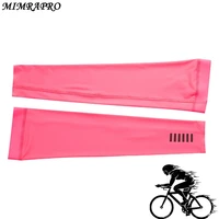 pink arm warmers lycra breathable uv protection cycling fitness basketball elbow pad sport cycling outdoor arm warmer