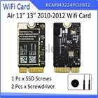 Сетевая карта BCM943224PCIEBT2 300 Мбитс 802.11n WiFi Bluetooth 4,0 для Macbook Air A1370 A1369 A1465 A1466 2010-2012 года