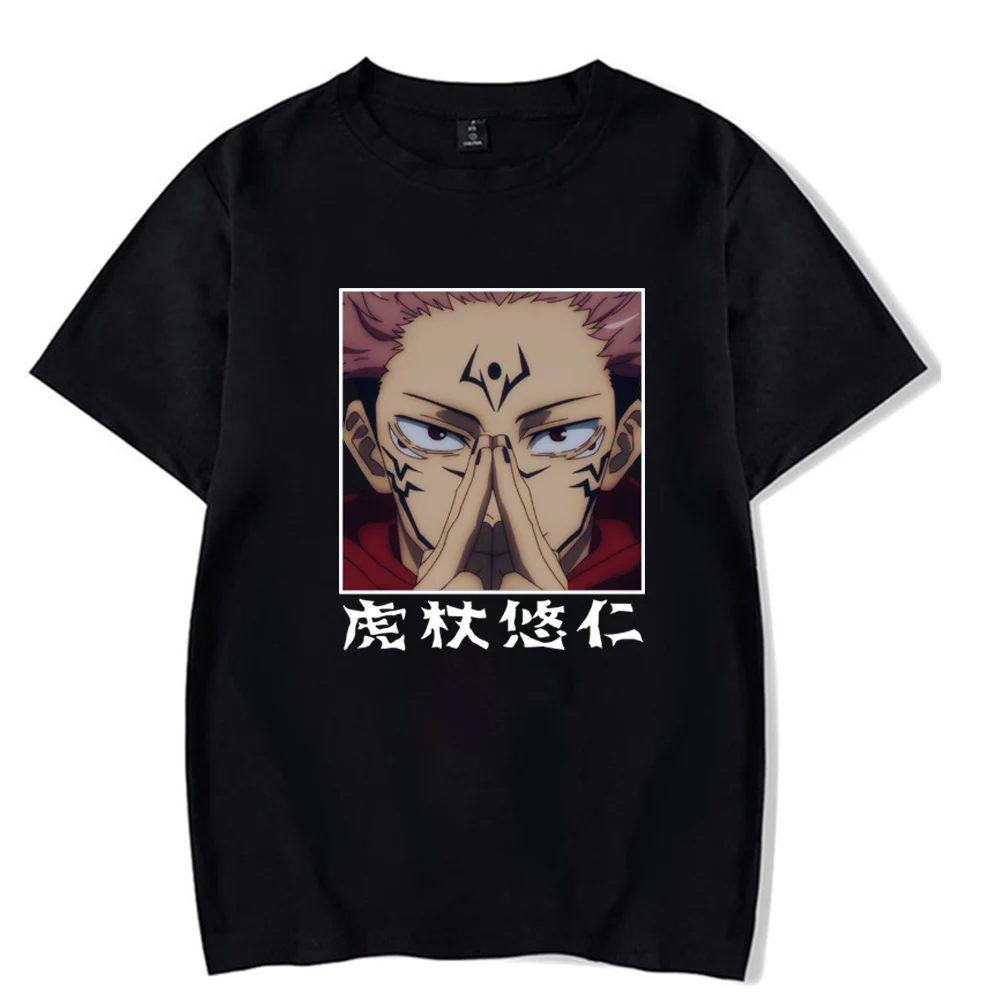 

Anime Itadori T-shirt Jujutsu Kaisen Round Neck Casual Short Sleeve