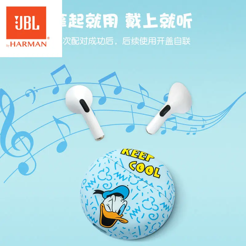 

[Disney Disney] Pink True Wireless Bluetooth In-Ear Headphones Trend Pass recommends the same couple Mickey Donald Duck Card