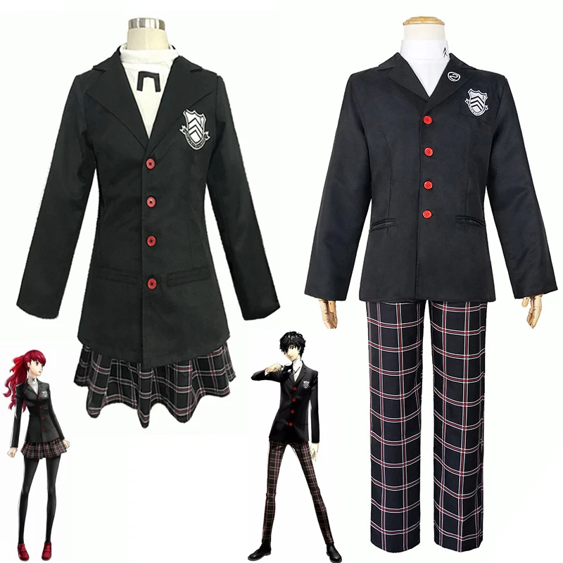 Новинка 2020 костюм для косплея аниме persona 5 школьная Униформа Акира Курусу/Рен