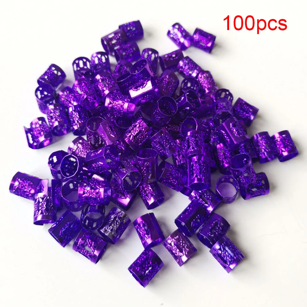 100 шт инструмент мини украшения дреды манжеты легко использовать Расширение DIY