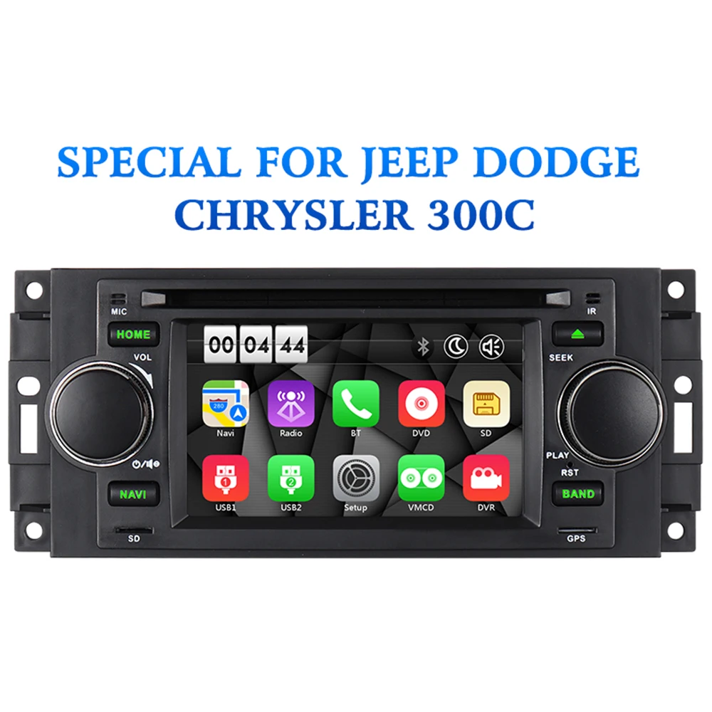 A-Sure 5 ''Авто Радио DVD стерео gps навигация для Jeep Grand Cherokee 2002-2004 Jeep Wrangler 2003-2006 16G rom OBD