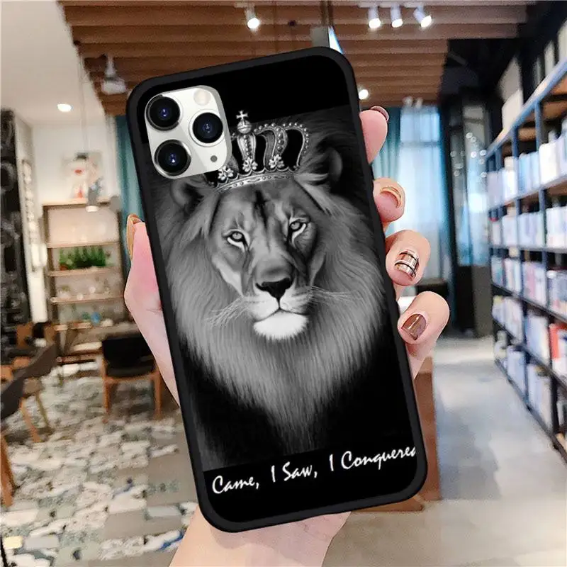 

cool Animals Ferocious The Lion King Phone Case for iPhone 11 12 mini pro XS MAX 8 7 6 6S Plus X 5S SE 2020 XR