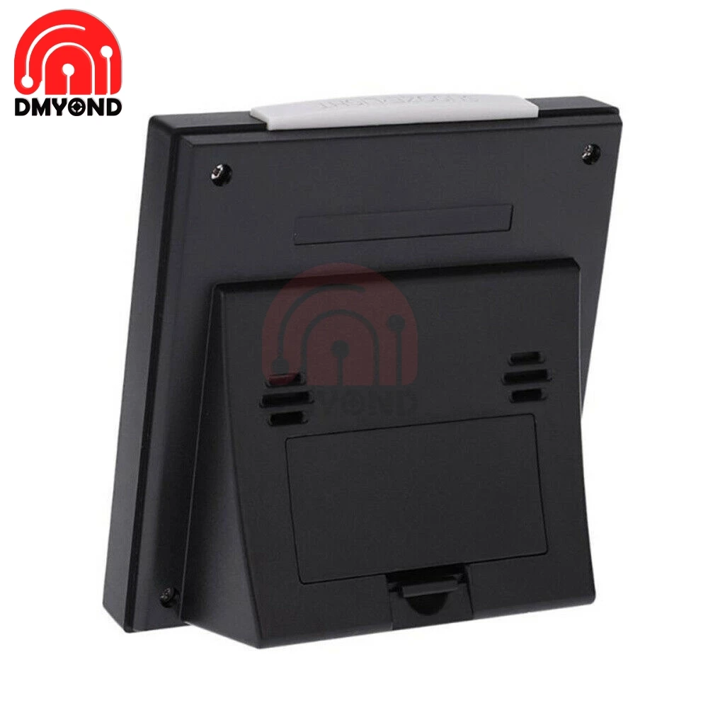 Цифровой термометр гигрометр с ЖК дисплеем большой экран календарь часы