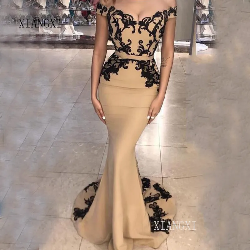 Очаровательные вечерние платья русалки кружевное атласное длинное вечернее