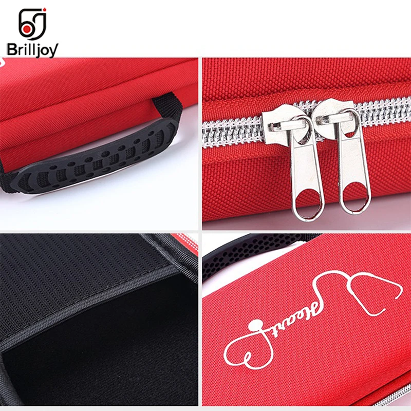 Brilljoy Portable Stethoscope Storage Box Medical Kit Organizer Carry Case Travel audio record Pen Bag for Nurse pregnant women