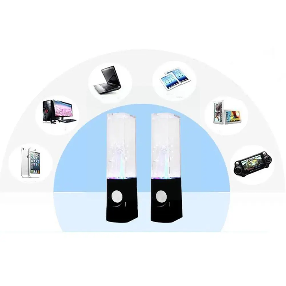 Проводной квадратный динамик для танцев на воде светодиодный танцевальный